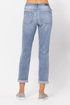 Core Midrise Bleach Wash Boyfriend Jeans 82335