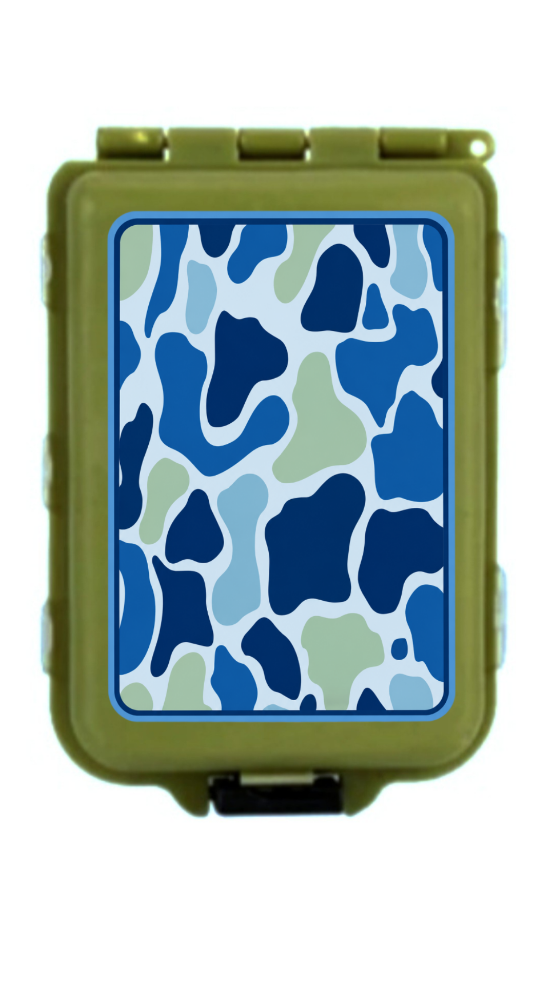 Camo Fishing Hooks Sinkers Flys Box Case