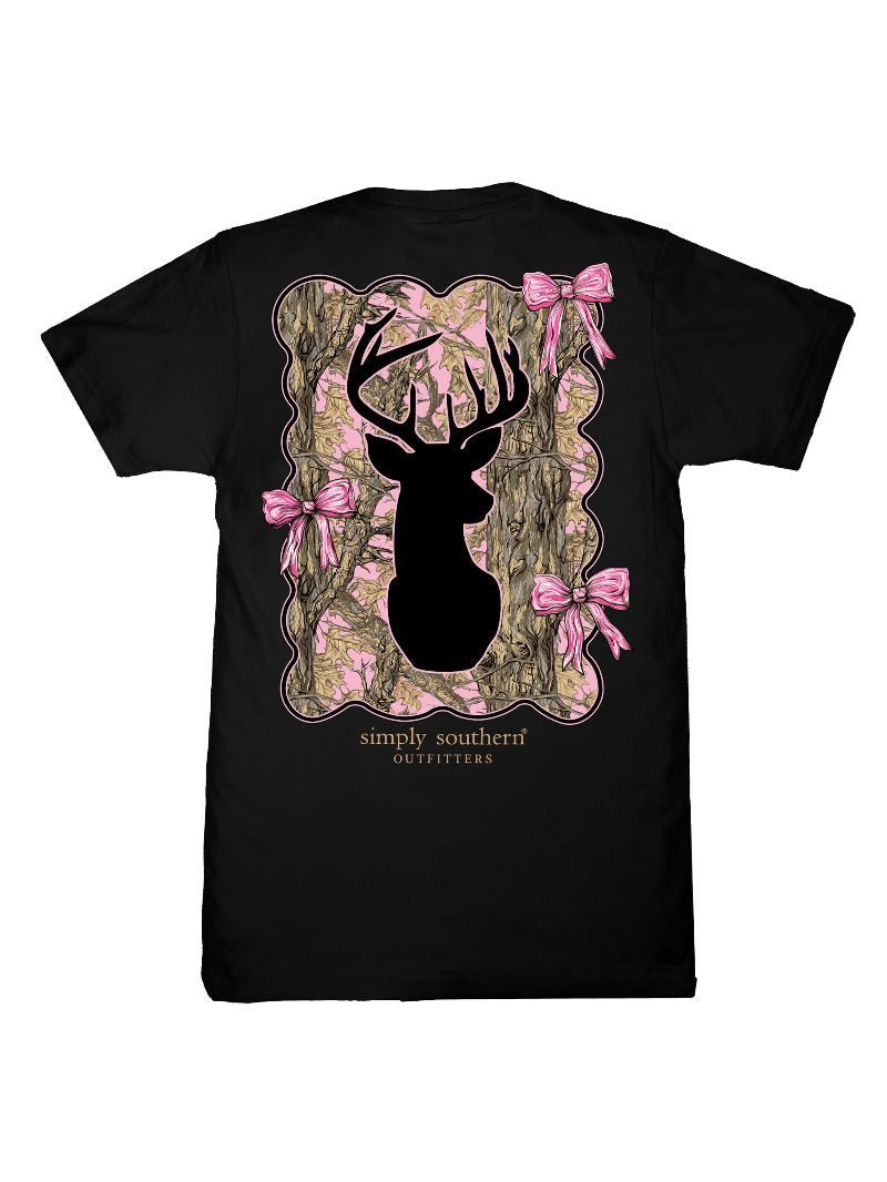 Camo Deer Shirt SS-DEER-BLK