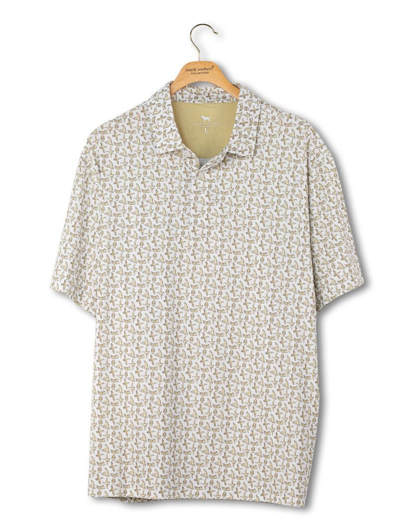 Men’s Beige Duck Polo