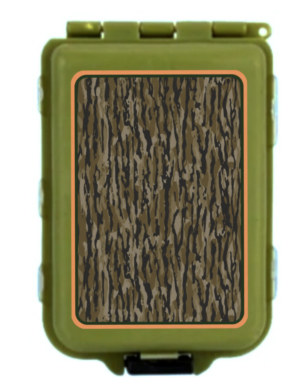 Camo Fishing Hooks Sinkers Flys Box Case