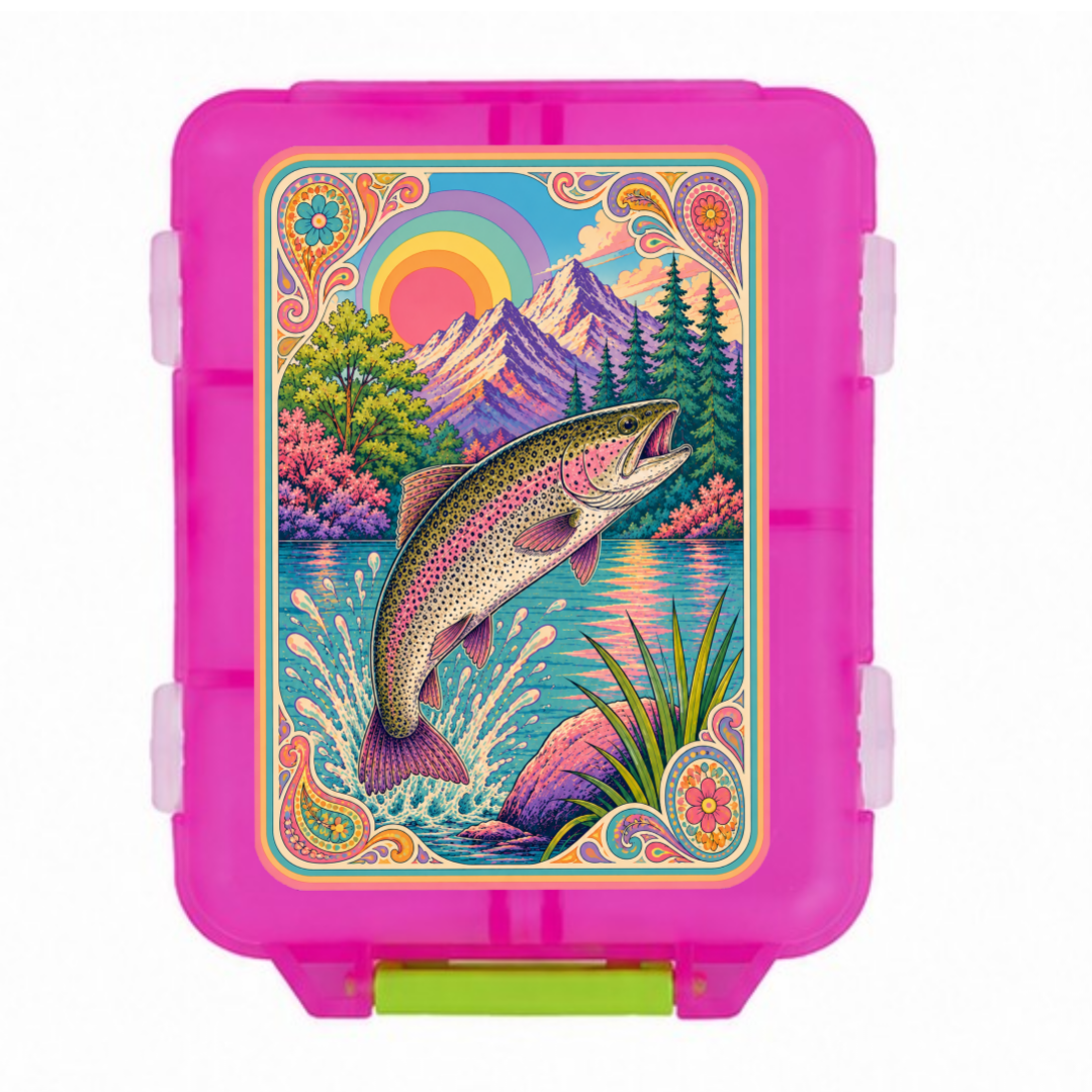 Paisley Bass / Trout  Ladies Fishing Tackle Box