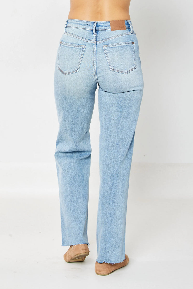 High Waisted Magic 90's Destroy Straight Jeans 88671