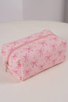 STRAWBERRY WESTERN BOW MAKEUP COSMETIC POUCH BAG | 40P544