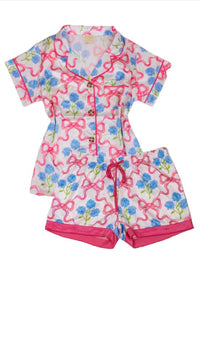 Silk Button Down PJ Set