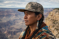 Aztec Camo Southwestern Snapback Hat Camouflage