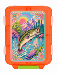 Paisley Bass / Trout  Ladies Fishing Tackle Box