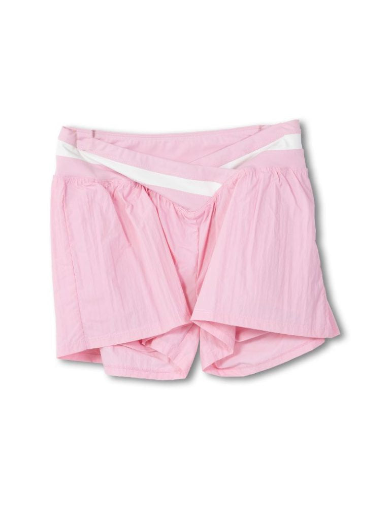 Pink Crossover Shorts