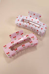 LARGE CHERRY HAIR CLAW CLIPS | 40H871