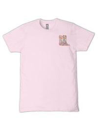 Living The Cowgirl Summer Tee - Peony