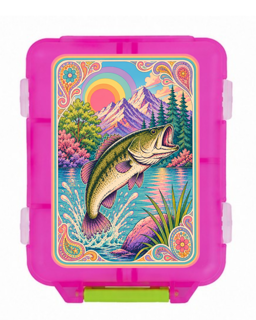Paisley Bass / Trout  Ladies Fishing Tackle Box