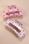 LARGE CHERRY HAIR CLAW CLIPS | 40H871