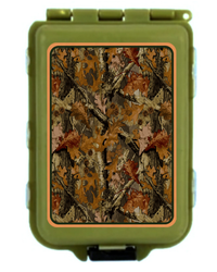 Camo Fishing Hooks Sinkers Flys Box Case