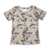 Short sleeves camo baby boys romper