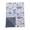 Olive polka dots bottomland camo baby kids blankets