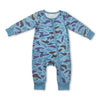 Long sleeves bottomland camo baby kids bamboo zipper romper