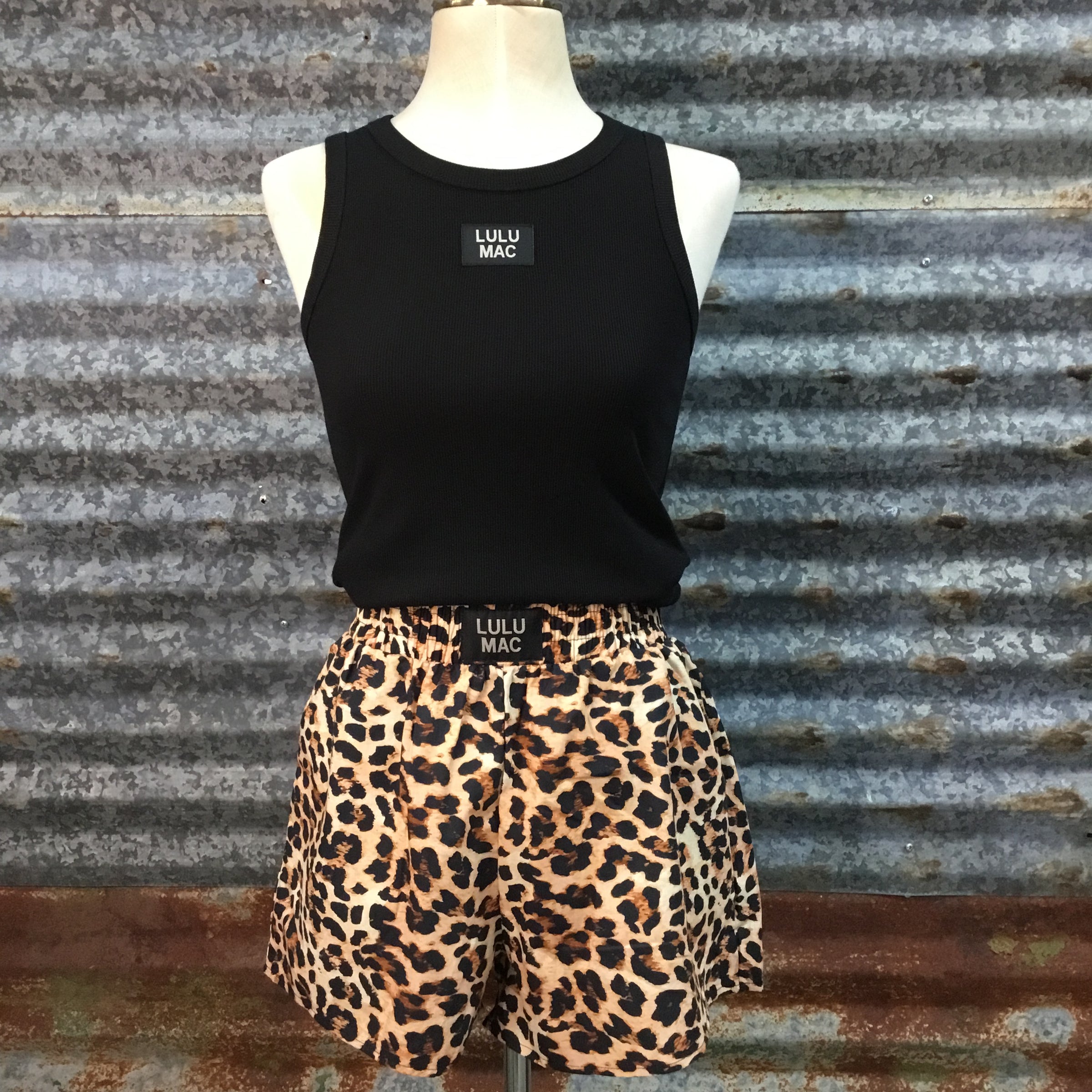 Lulu Mac Leopard Shorts