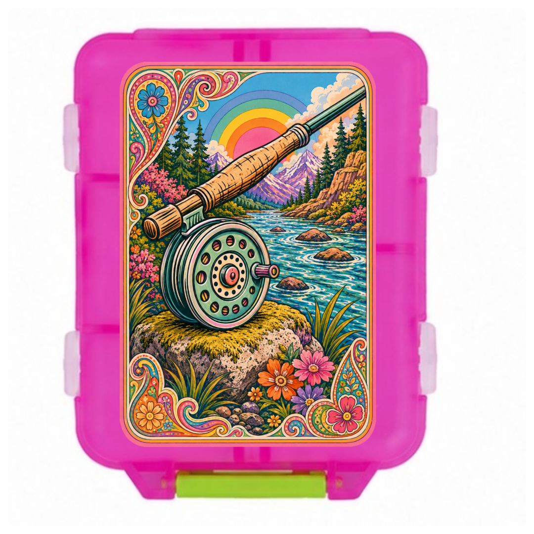 Paisley Bass / Trout  Ladies Fishing Tackle Box