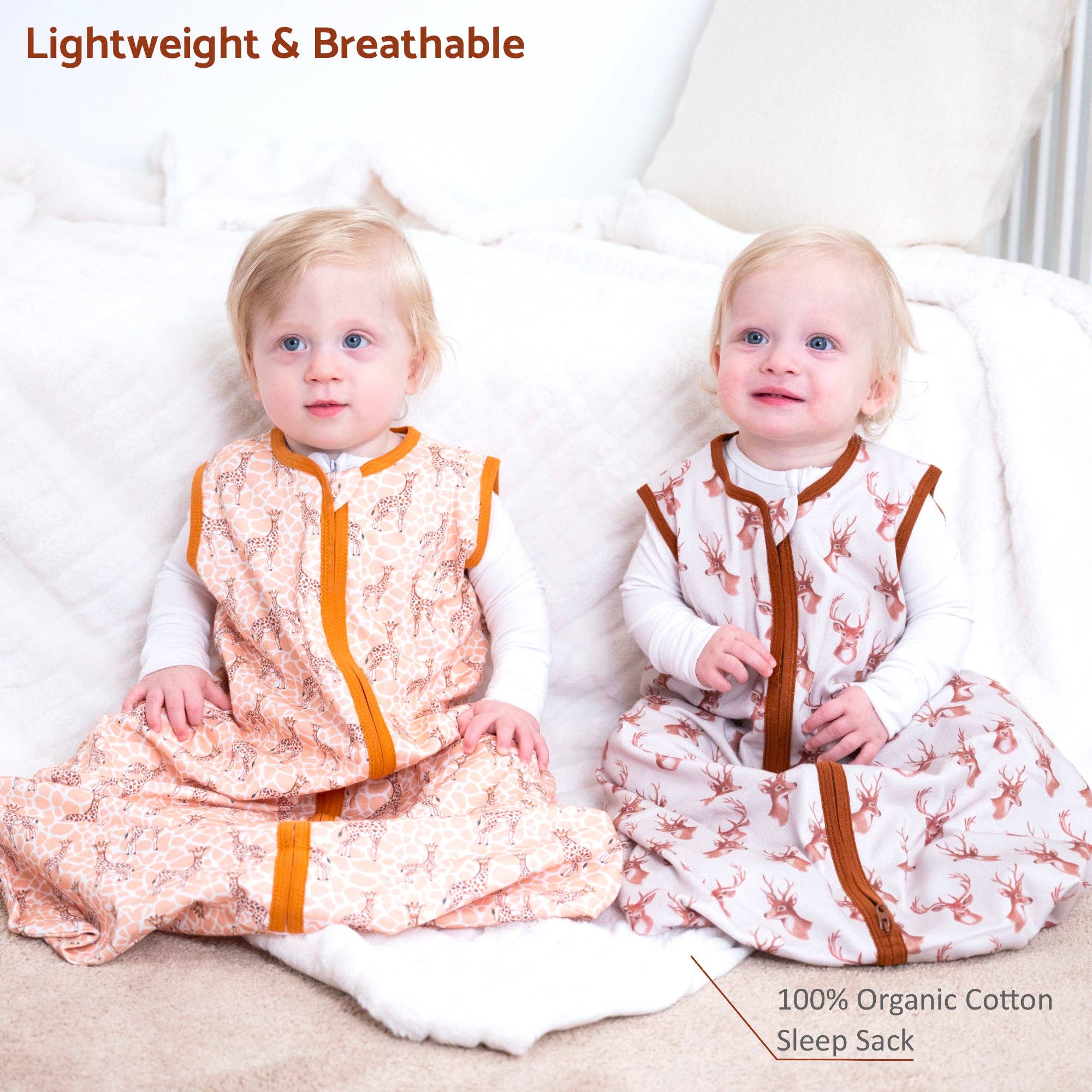 Organic Cotton Sleep Sack 0.5 TOG Oh Deer