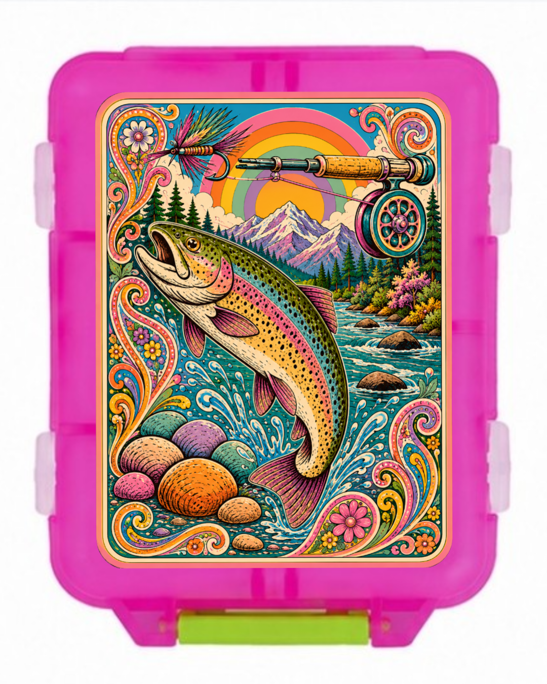 Paisley Bass / Trout  Ladies Fishing Tackle Box