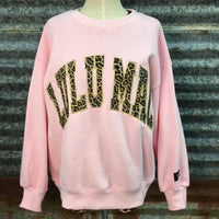 Pink Lulu Mac Leopard Sweatshirt