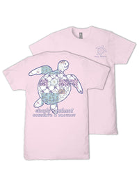 Track A Turtle Tee- Peony