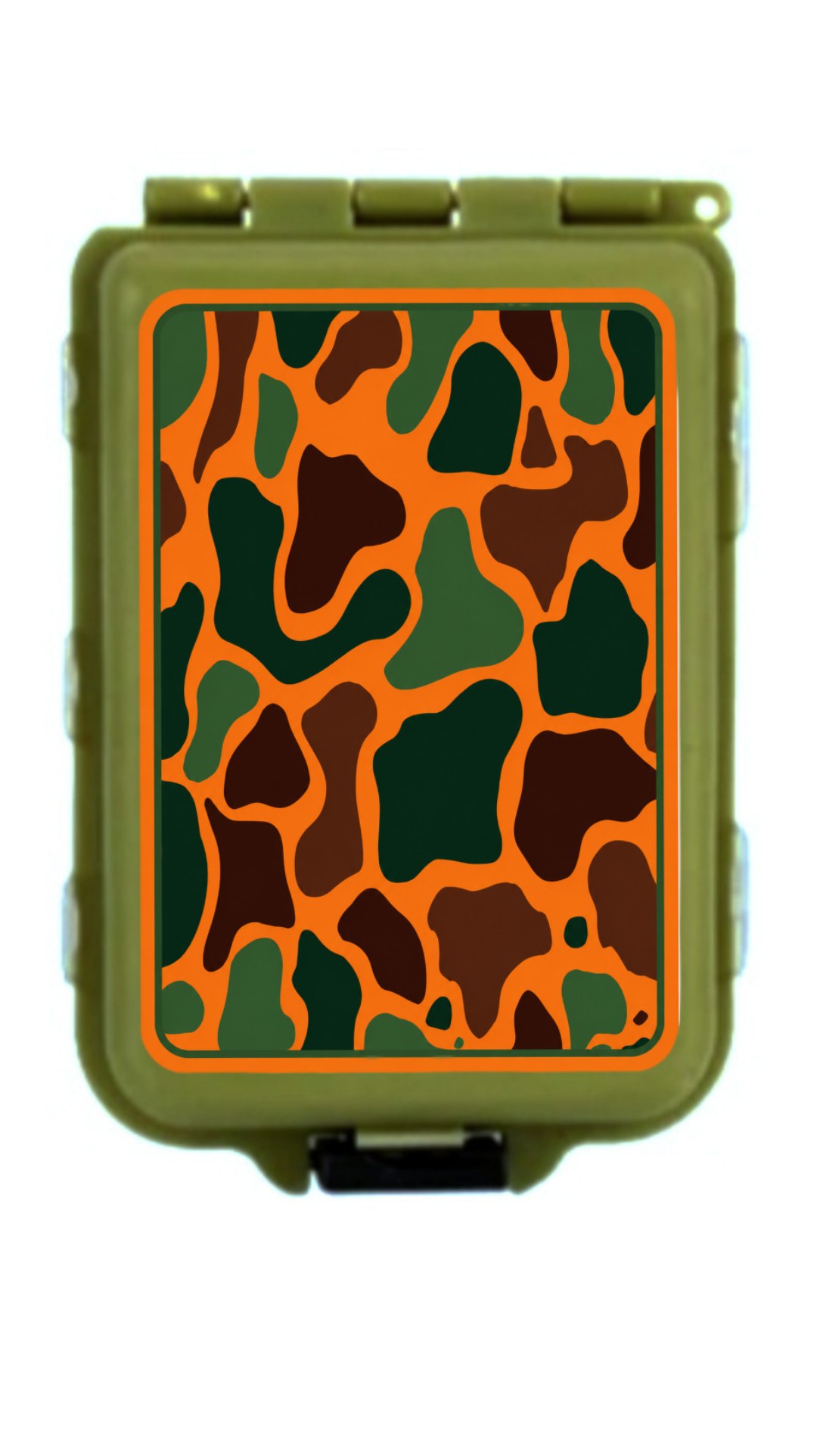 Camo Fishing Hooks Sinkers Flys Box Case