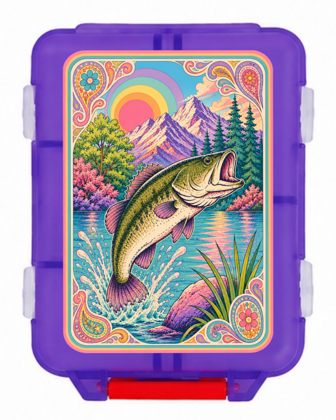 Paisley Bass / Trout  Ladies Fishing Tackle Box