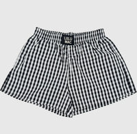 Lulu Mac Gingham Boxer Shorts W/ Pockets
