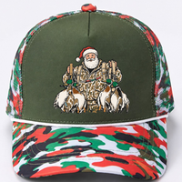 Christmas Camo Duck Hunting Snapback Hat
