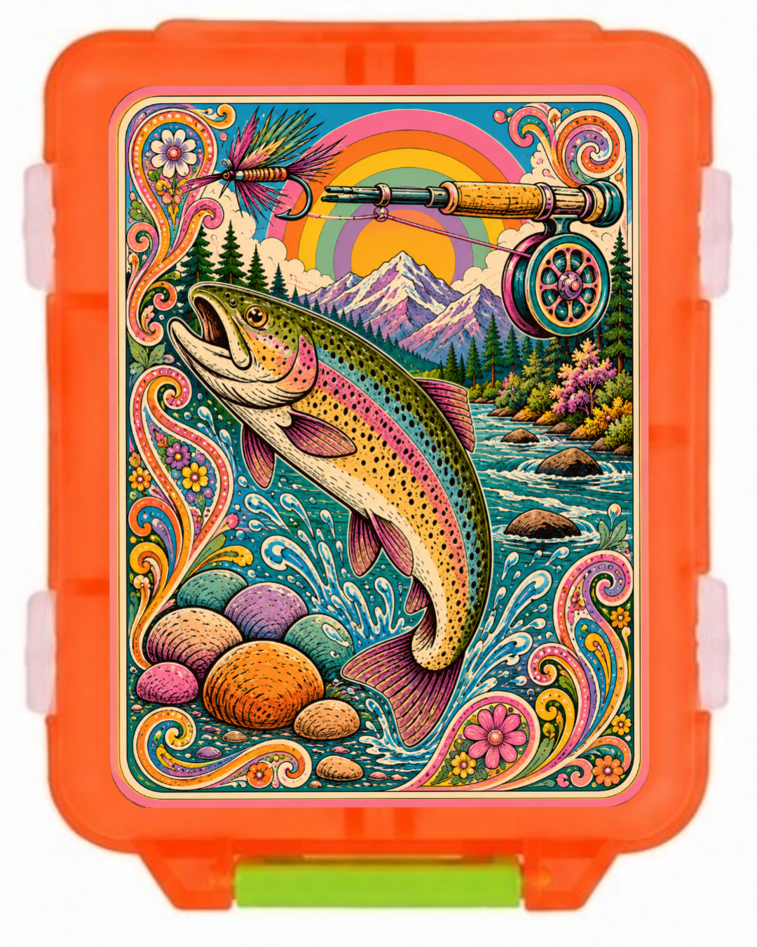 Paisley Bass / Trout  Ladies Fishing Tackle Box