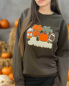 Tis the Season Fall Sweatshirt Brown