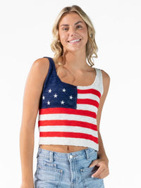American Flag Tank Top