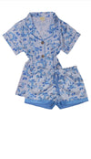 Silk Button Down PJ Set