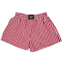 Lulu Mac Gingham Boxer Shorts W/ Pockets