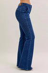 High Waist Flare with Patch Pockets 881025REG