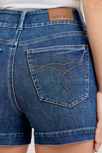Judy Blue High Waisted T.C. Slim Shorts 150350REG