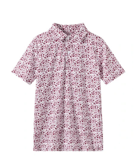 Kids Come and Take It Maroon Polo