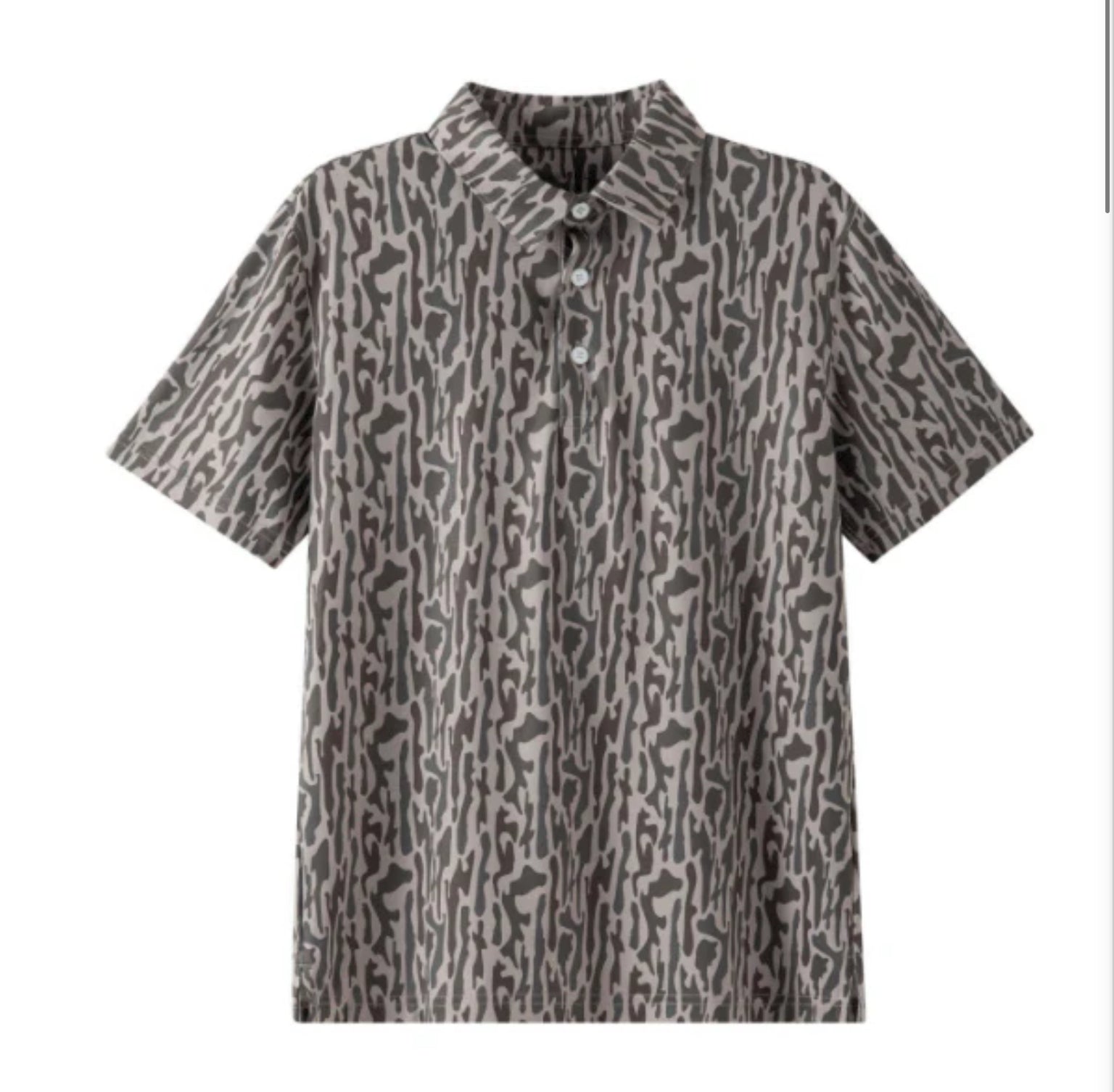Kids Retro Bayou Camo Polo