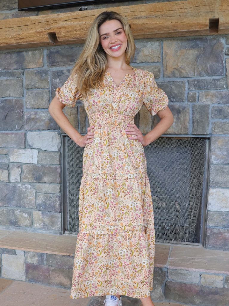 Floral Maxi Tanfield Dress