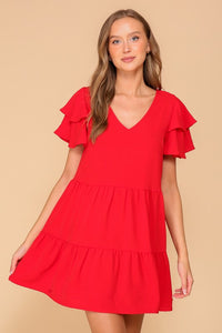 Ruffle Tiered Airflow Dress