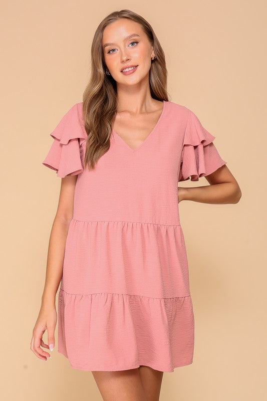 Ruffle Tiered Airflow Dress