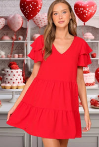 Ruffle Tiered Airflow Dress