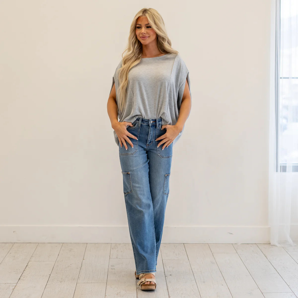 High Waist 90’s Straight Leg Jeans 82659