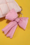 Plush Bow Keychain