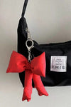 Plush Bow Keychain
