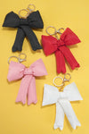 Plush Bow Keychain