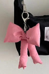 Plush Bow Keychain