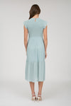Smocked Tiered Midi Dress