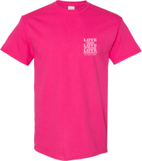 Love God Love Others Tee Pink